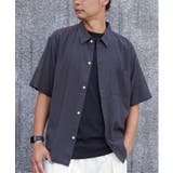 ホワイト | シャンブレー半袖シャツ | VENCE share style【MEN】