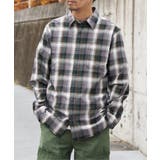 カーキ | U.S COTTON チェックシャツ | VENCE share style【MEN】