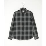 ブラック | TCネルチェックシャツ | VENCE share style【MEN】