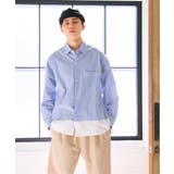 ストライプレイヤードBIGシャツ | VENCE share style【MEN】 | 詳細画像3 