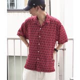 バティックプリントオープンカラーシャツ | VENCE share style【MEN】 | 詳細画像6 