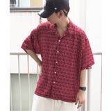 バティックプリントオープンカラーシャツ | VENCE share style【MEN】 | 詳細画像7 