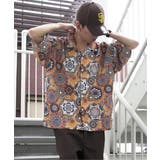 バティックプリントオープンカラーシャツ | VENCE share style【MEN】 | 詳細画像8 