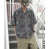 バティックプリントオープンカラーシャツ | VENCE share style【MEN】 | 詳細画像10 