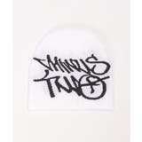 ホワイト | グラフィティビーニーニット帽 | VENCE share style【MEN】