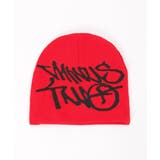 レッド | グラフィティビーニーニット帽 | VENCE share style【MEN】