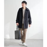 【雑誌MonoMax4月号掲載】撥水ピケフードステンカラーコート | ikka | 詳細画像8