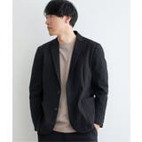 ブラック | 【セットアップ対応】GOKU楽ワーク 速乾鹿の子ジャケット | ikka