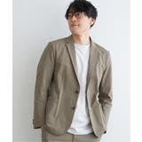 ベージュ | 【セットアップ対応】GOKU楽ワーク 速乾鹿の子ジャケット | ikka