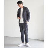 【セットアップ対応／イージーケア】GOKU楽ワーク メランジライトジャケット | ikka  | 詳細画像12 