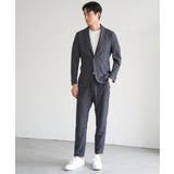 【セットアップ対応／イージーケア】GOKU楽ワーク メランジライトジャケット | ikka  | 詳細画像13 