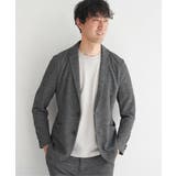 グレー | 【セットアップ対応／イージーケア】GOKU楽ワーク メランジライトジャケット | ikka 