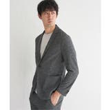 【セットアップ対応／イージーケア】GOKU楽ワーク メランジライトジャケット | ikka  | 詳細画像18 