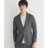 【セットアップ対応／イージーケア】GOKU楽ワーク メランジライトジャケット | ikka  | 詳細画像19 