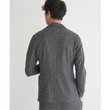 【セットアップ対応／イージーケア】GOKU楽ワーク メランジライトジャケット | ikka  | 詳細画像20 