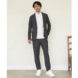 【セットアップ対応／イージーケア】GOKU楽ワーク メランジライトジャケット | ikka  | 詳細画像4 