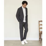 【セットアップ対応／イージーケア】GOKU楽ワーク メランジライトジャケット | ikka  | 詳細画像5 