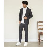 【セットアップ対応／イージーケア】GOKU楽ワーク メランジライトジャケット | ikka  | 詳細画像6 