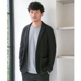 【セットアップ対応】GOKU楽ワークハニカムデニムジャケット | ikka  | 詳細画像3 