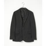 【セットアップ対応】BLKウールミックスジャージジャケット | ikka | 詳細画像1