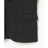 【セットアップ対応】BLKウールミックスジャージジャケット | ikka | 詳細画像5