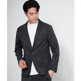 ブラック | 【セットアップ対応】GOKU楽ワークスエードライクジャケット | ikka 