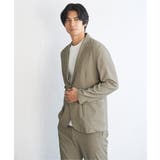 【セットアップ対応】GOKU楽ワークサッカージャケット | ikka  | 詳細画像15 