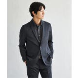 【セットアップ対応】BLKバーズアイカノコジャケット | ikka  | 詳細画像3 