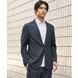 ネイビーブルー | 【セットアップ対応】GOKU楽ワークメランジライトジャケット | ikka 