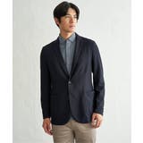 ダークネイビー | 【セットアップ対応】GOKU楽ワークメランジライトジャケット | ikka 