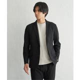 【セットアップ対応】BLKライト鹿の子ジャケット | ikka  | 詳細画像2 