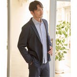 ネイビーブルー | 【セットアップ対応】GOKU楽ワークデニムライクジャケット | ikka