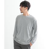 グレイ | リンクスジャガード市松ロンT | ikka 