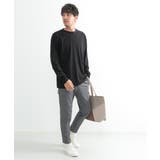 リンクスジャガード市松ロンT | ikka  | 詳細画像15 