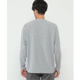 リンクスジャガード市松ロンT | ikka  | 詳細画像3 