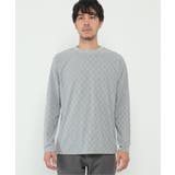 リンクスジャガード市松ロンT | ikka  | 詳細画像4 