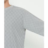 リンクスジャガード市松ロンT | ikka  | 詳細画像5 