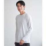 リンクスジャカード市松ロンT | ikka  | 詳細画像12 