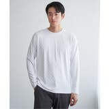 リンクスジャカード市松ロンT | ikka  | 詳細画像24 