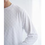 リンクスジャカード市松ロンT | ikka  | 詳細画像26 