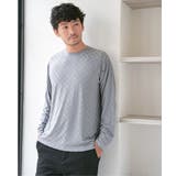 リンクスジャカード市松ロンT | ikka  | 詳細画像3 