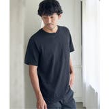 リンクスジャカード市松Tシャツ | ikka  | 詳細画像3 