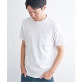 ホワイト | ポンチクルーネックジャケットTシャツ | ikka