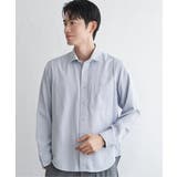 ホワイト | 【親子コーデ】デニムライクスイスカラーシャツ | ikka 