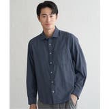 【親子コーデ】デニムライクスイスカラーシャツ | ikka  | 詳細画像2 