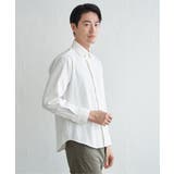 GOKU楽ワークワッフルスイスカラーシャツ | ikka  | 詳細画像26 