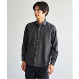 デニムライクスイスカラーシャツ | ikka  | 詳細画像11 