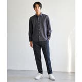 デニムライクスイスカラーシャツ | ikka  | 詳細画像12 