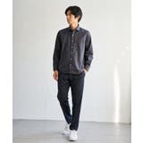 デニムライクスイスカラーシャツ | ikka  | 詳細画像13 