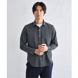 デニムライクスイスカラーシャツ | ikka  | 詳細画像16 